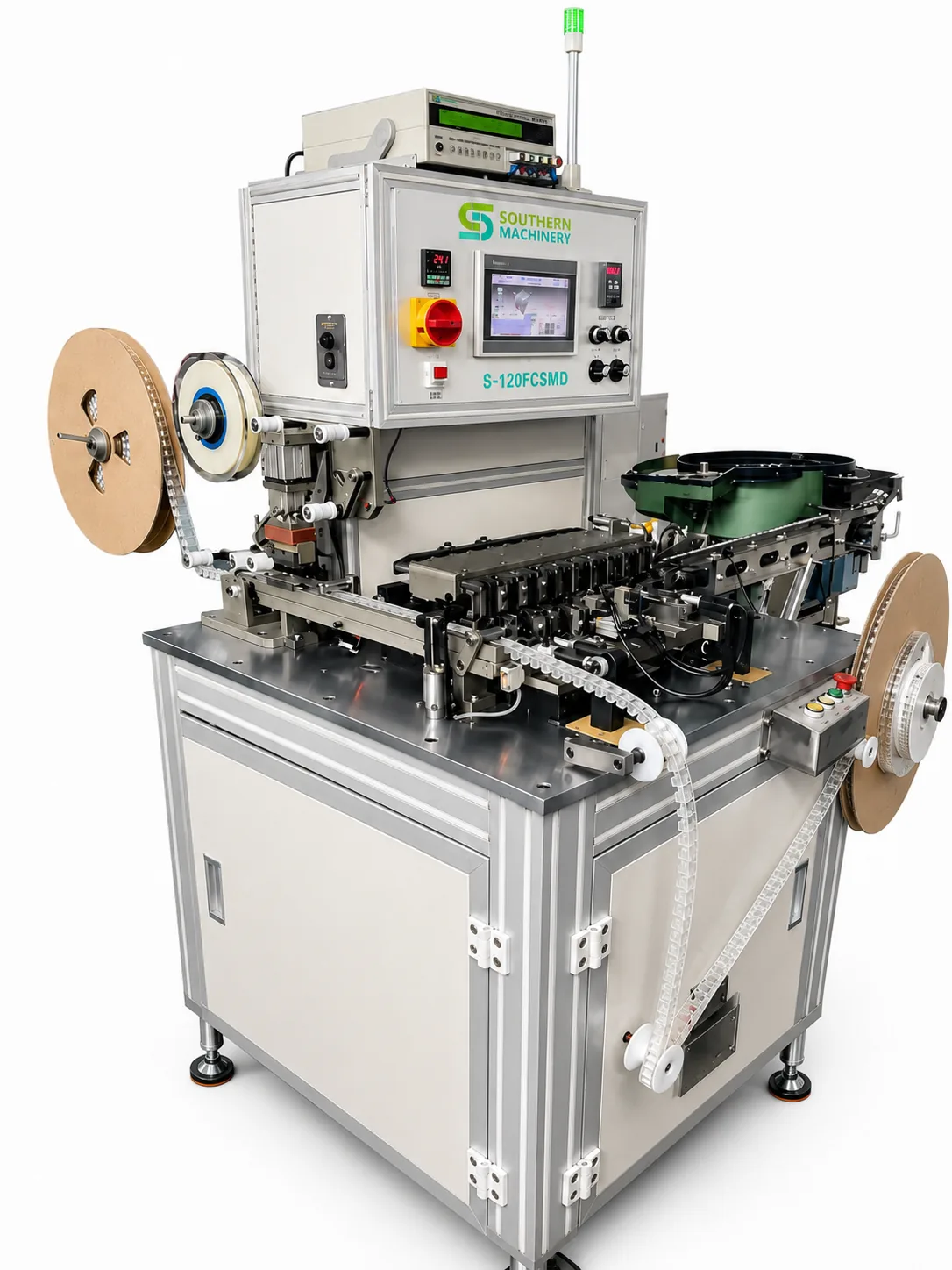 Southern Machinery electronic component taping machine s-120fcsmd automatic smd component forming taping machine