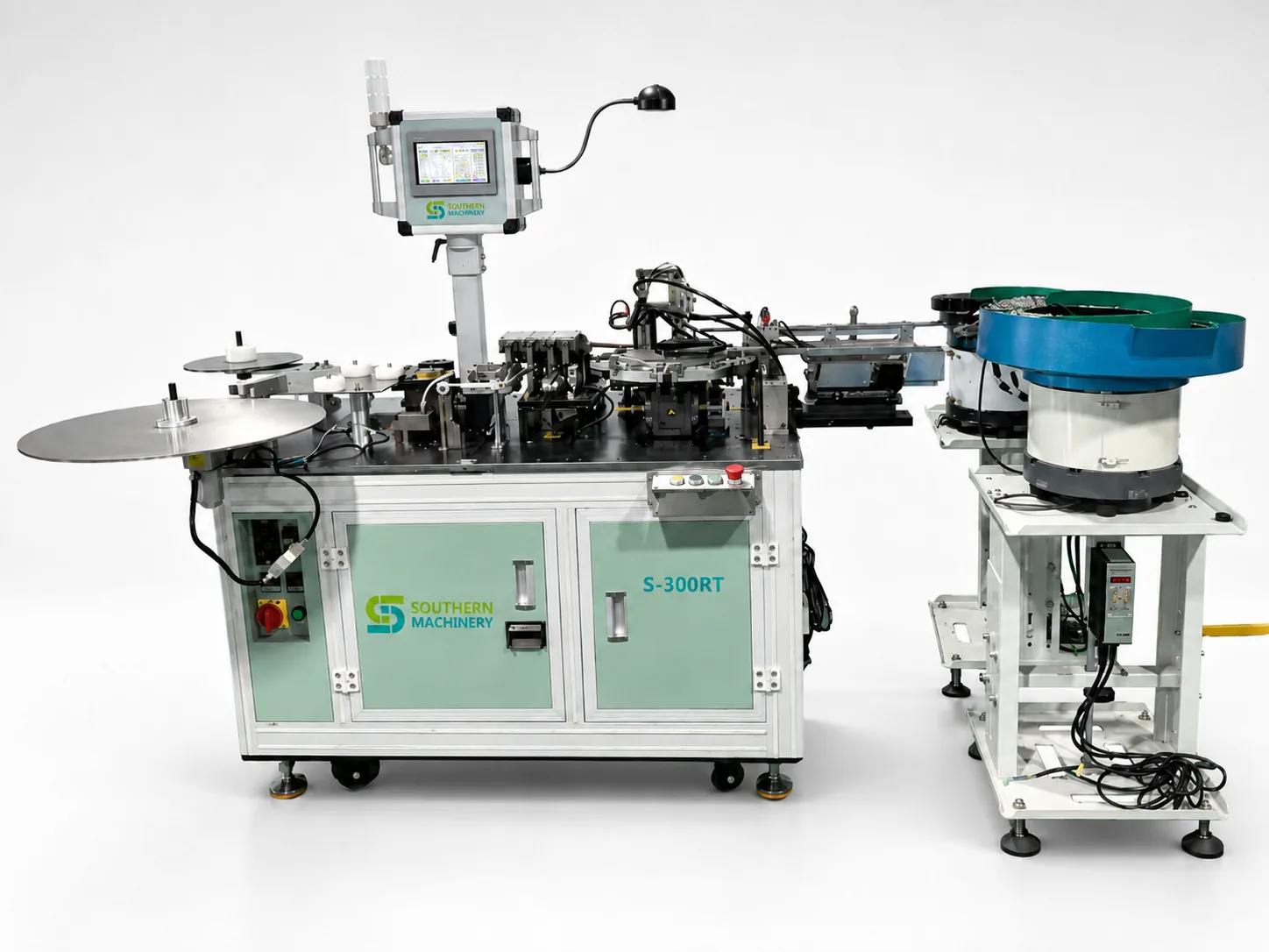Southern Machinery electronic component taping machine s-300rt automatic spring contact welding taping machine