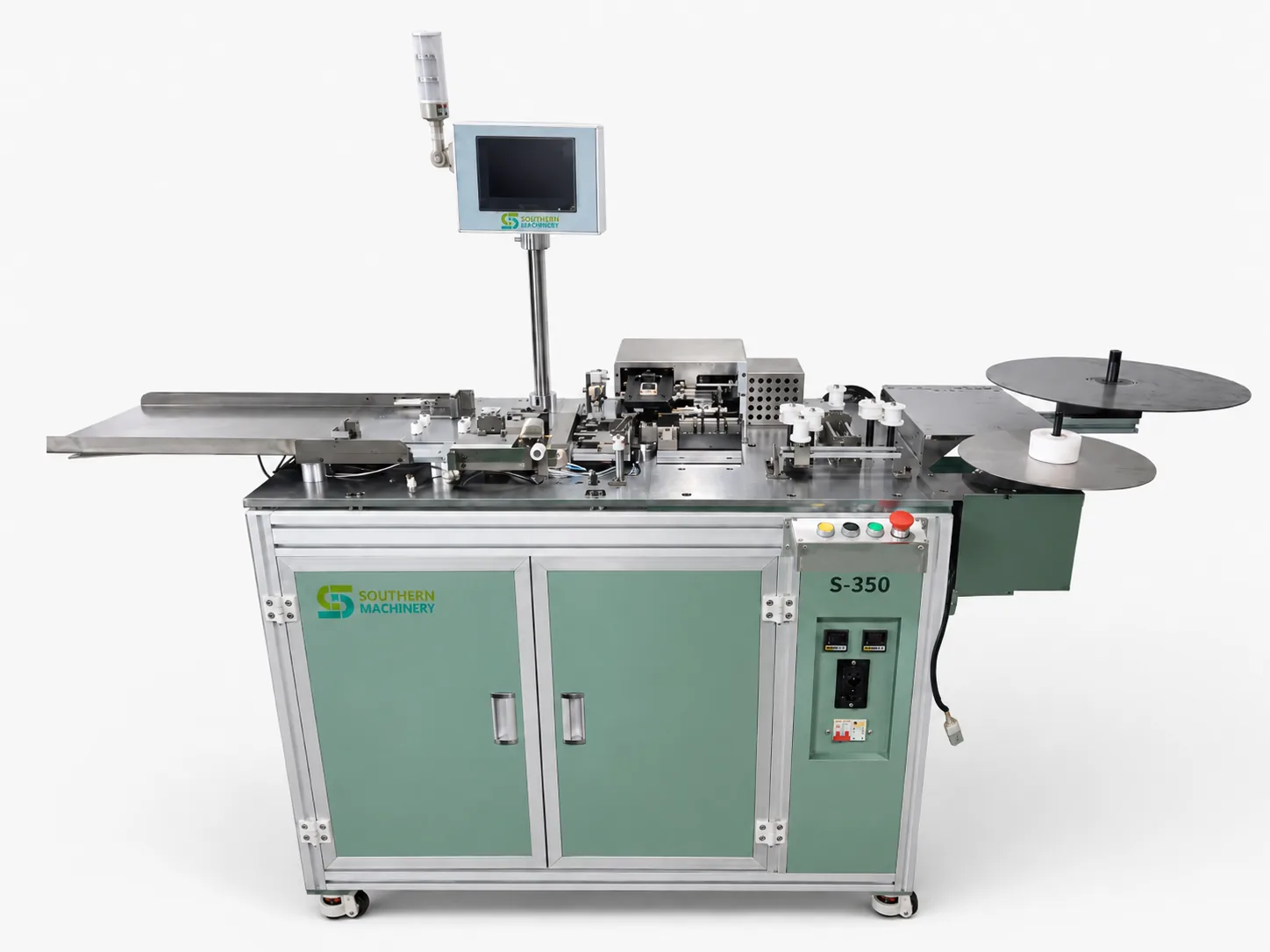 Southern Machinery electronic component taping machine s-350 automatic flat terminal taping machine