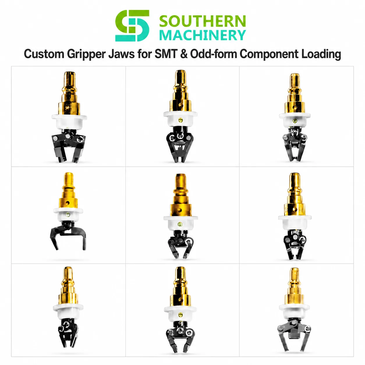 Southern Machinery automation gripper jaws gripper jaws