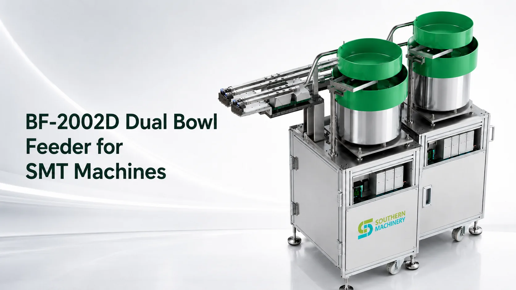 Southern Machinery smt component feeder bf-2002d dual bowl feeder for smt machines