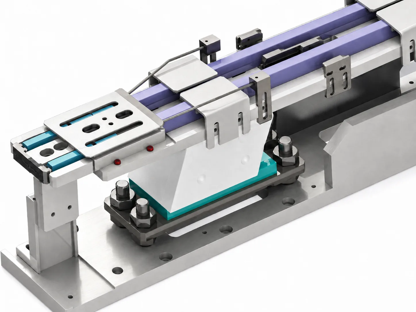 Southern Machinery smt component feeder stf-1002 stackedtube feeder dual lane close-up view