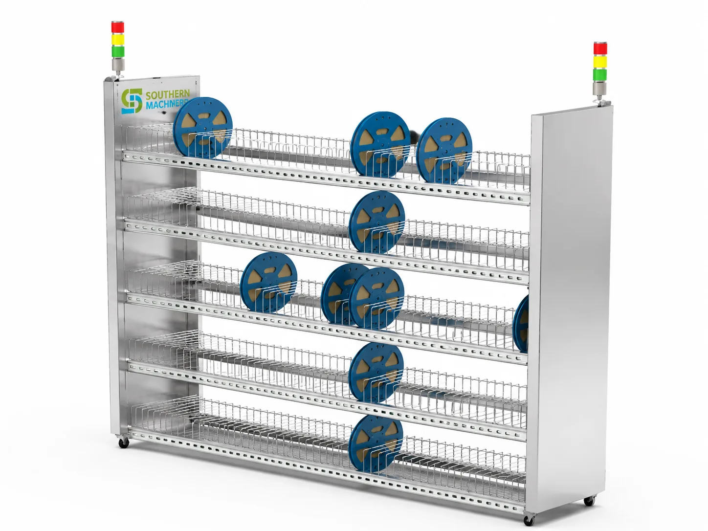 Southern Machinery smt reel storage rack gdlj series fixed qr code smt reel storage rack